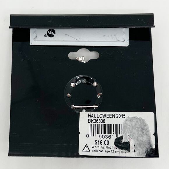 New Kim Rogers Halloween Glitter Jack-o-Lantern and Spider Brooch Pin - Picture 2 of 2